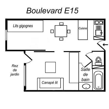 Boulevard - Super Divisible Parfaitement Situe Skis Aux Pieds Proche Des Commerces Mae-7412 Les Allues